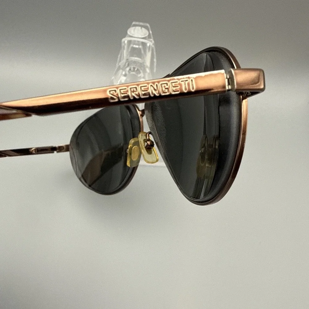 Serengeti Legendary 6684Authentic Aviator Pilot Sunglasses Gold/Tortoise Frames